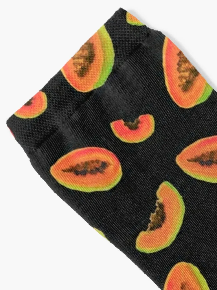 Papaya - Gouache Socks aesthetic Toe sports Men Socks Women's