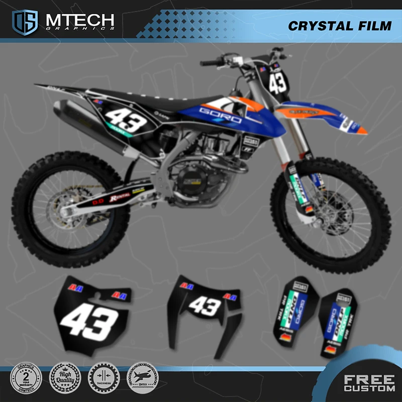 

DSMTECH Graphics Decals Stickers Kit For KTM 125 250 350 450 500 SX SXF XC XCF 2016 2017 2018 EXC EXCF XCW 2017 2018 2019 001