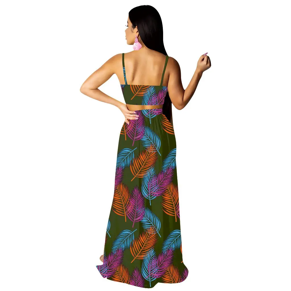 

Women's Sexy Fashion Digital Print Two-Piece Set SMR10151 New European And American Style