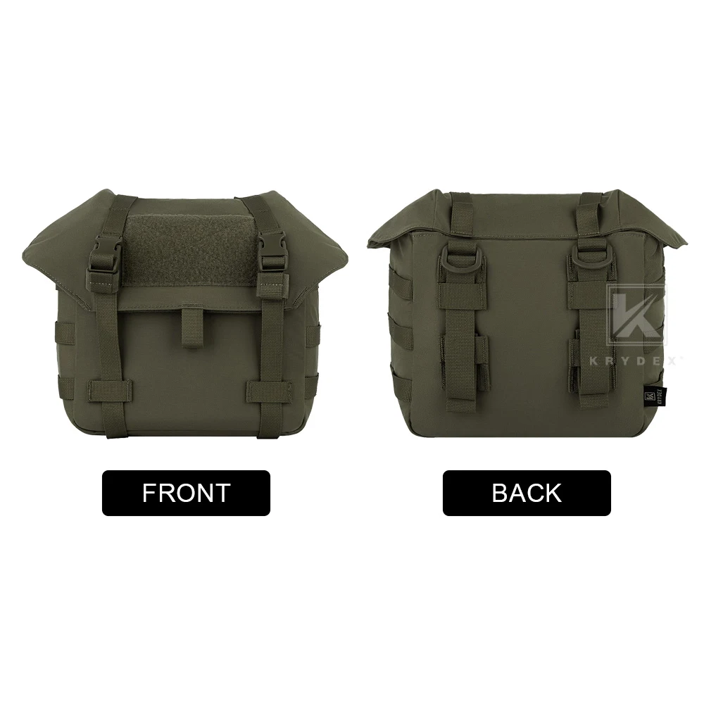 KRYDEX Tactical Jungle Butt Pouch MOLLE Waist Pack Suspender Bag for Hunting Hiking Bushcraft Camping Outdoor Range Gear
