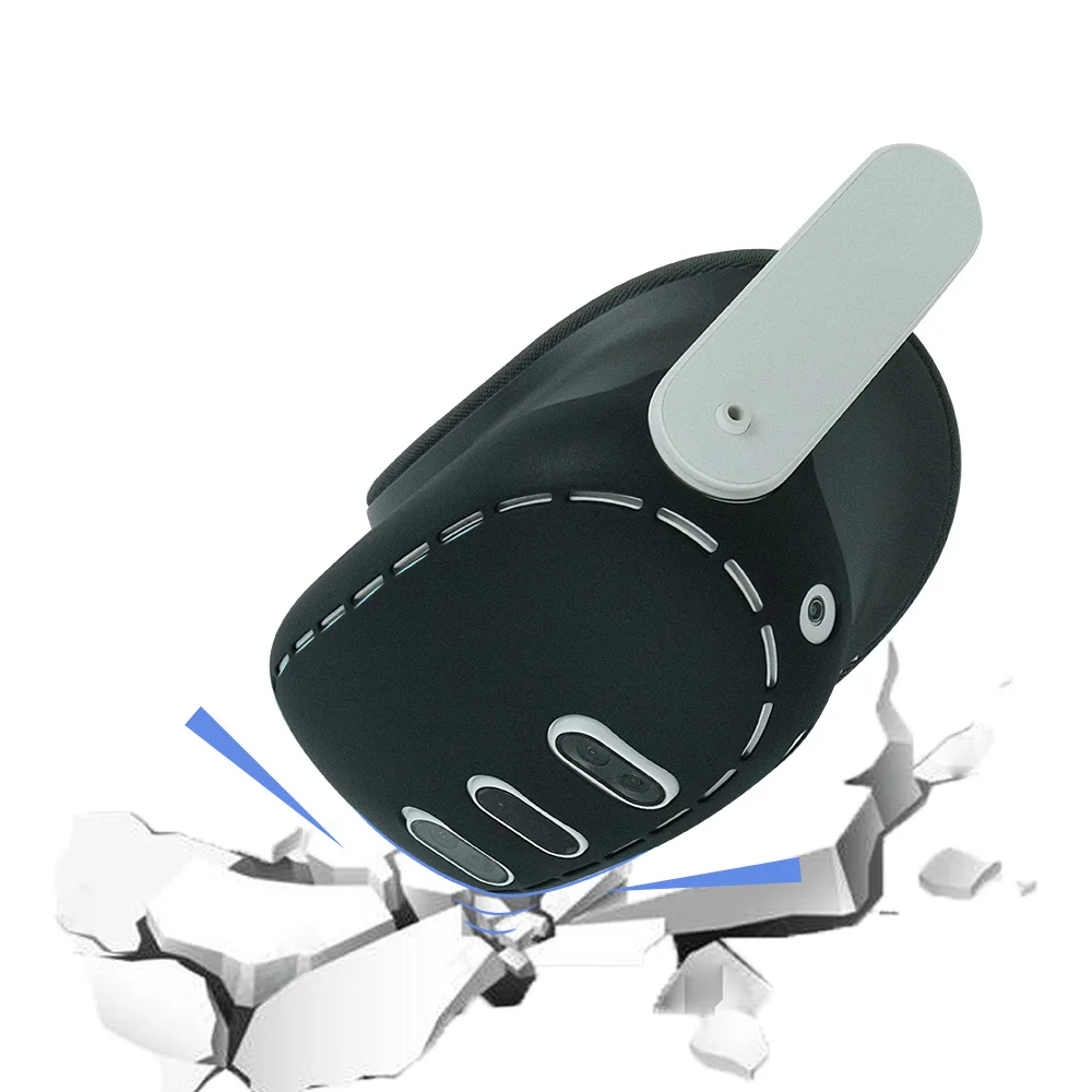 Frente Case Capa VR para Meta Quest 3, Concha protetora anti-colisão, Óculos Acessórios