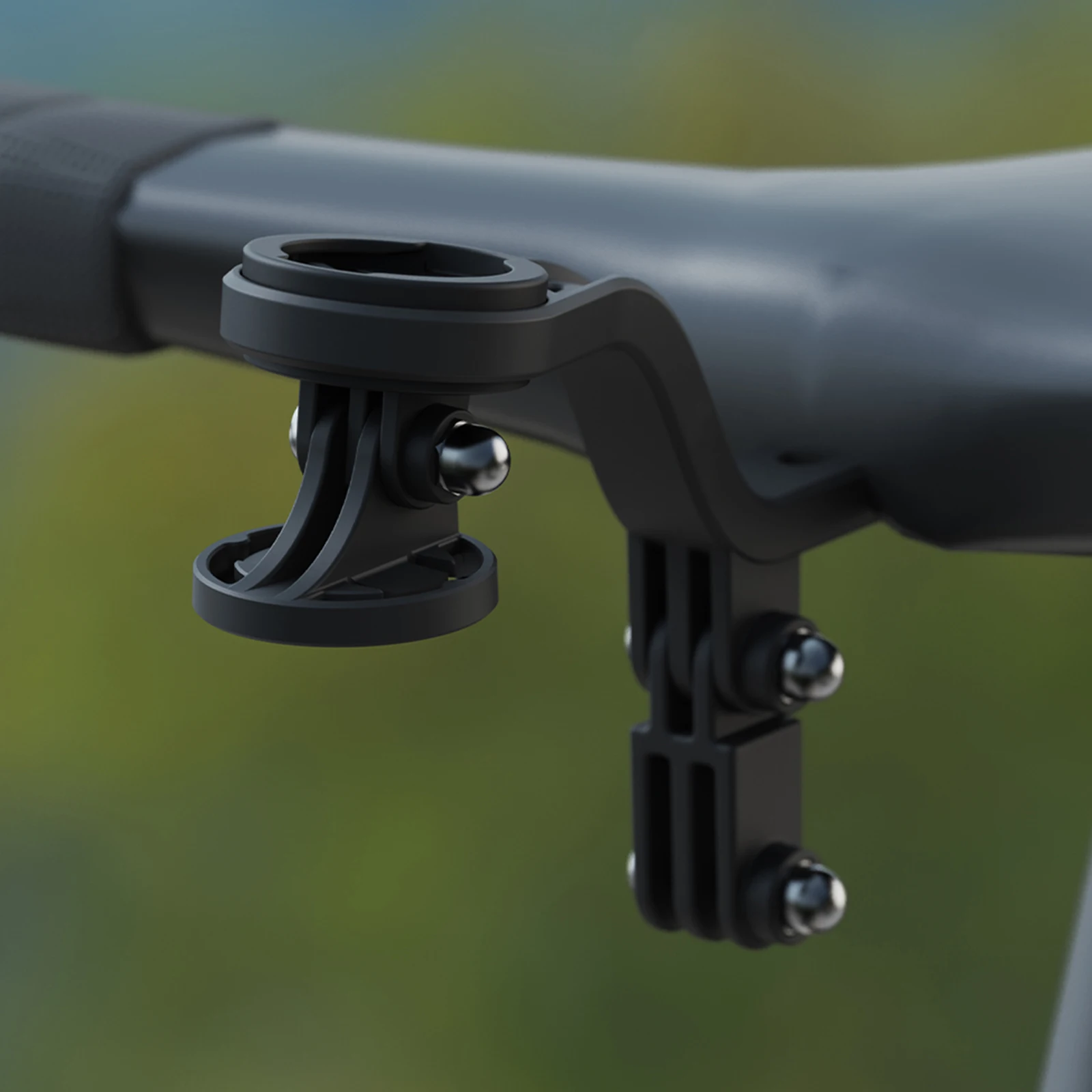 حامل كمبيوتر للدراجة سهل التركيب، حامل كمبيوتر للدراجة الأمامية لركوب الدراجات لعداد السرعة Wahoo Bryton Garmin