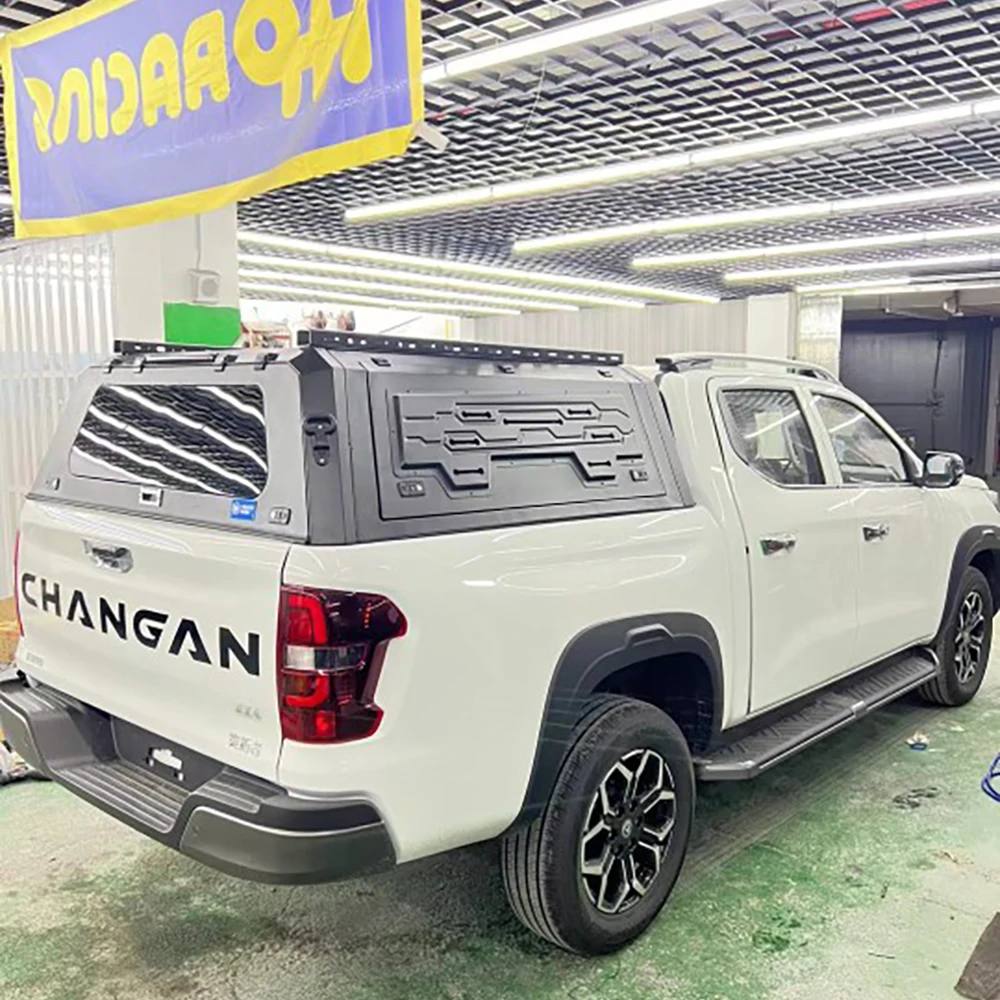

High Quality Aluminum Alloy Tonneau Cover Waterproof Foldable Off-Road Pickup Hardtop for Truck Roof Canopy for Changan/Kaicheng