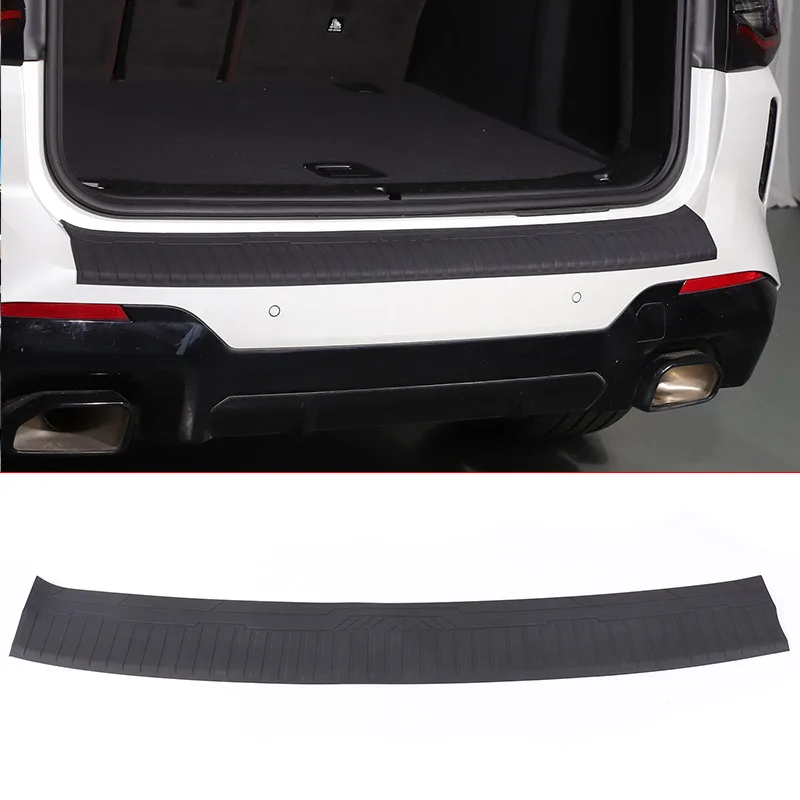 

TPE Black For BMW X3 G01 2018-2024 Rear Trunk Outer Bumper Plate Protector Guard Cover Car Styling Accessorie
