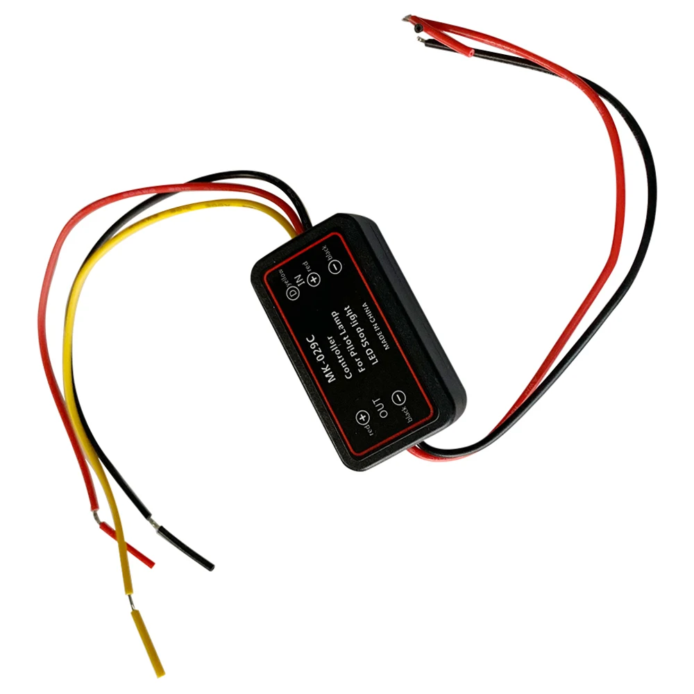 

Контроллер светодиодных стоп-сигналов для автомобиля MK029A MK029B MK029C, контроллер светодиодных задних фонарей, контроллер стробоскопических сигнальных огней