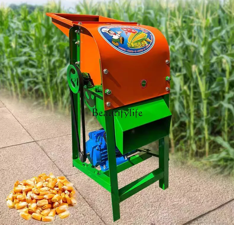 

Electric corn thresher household small automatic grinder