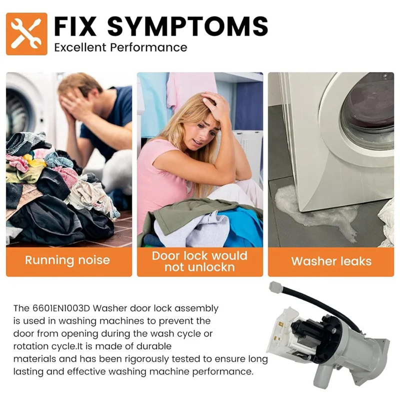 A98G-For  Drum Washing Machine Compatible 5859EN1004J Exhaust Washing Machine Water Drain Pump Motor New Replacement Part