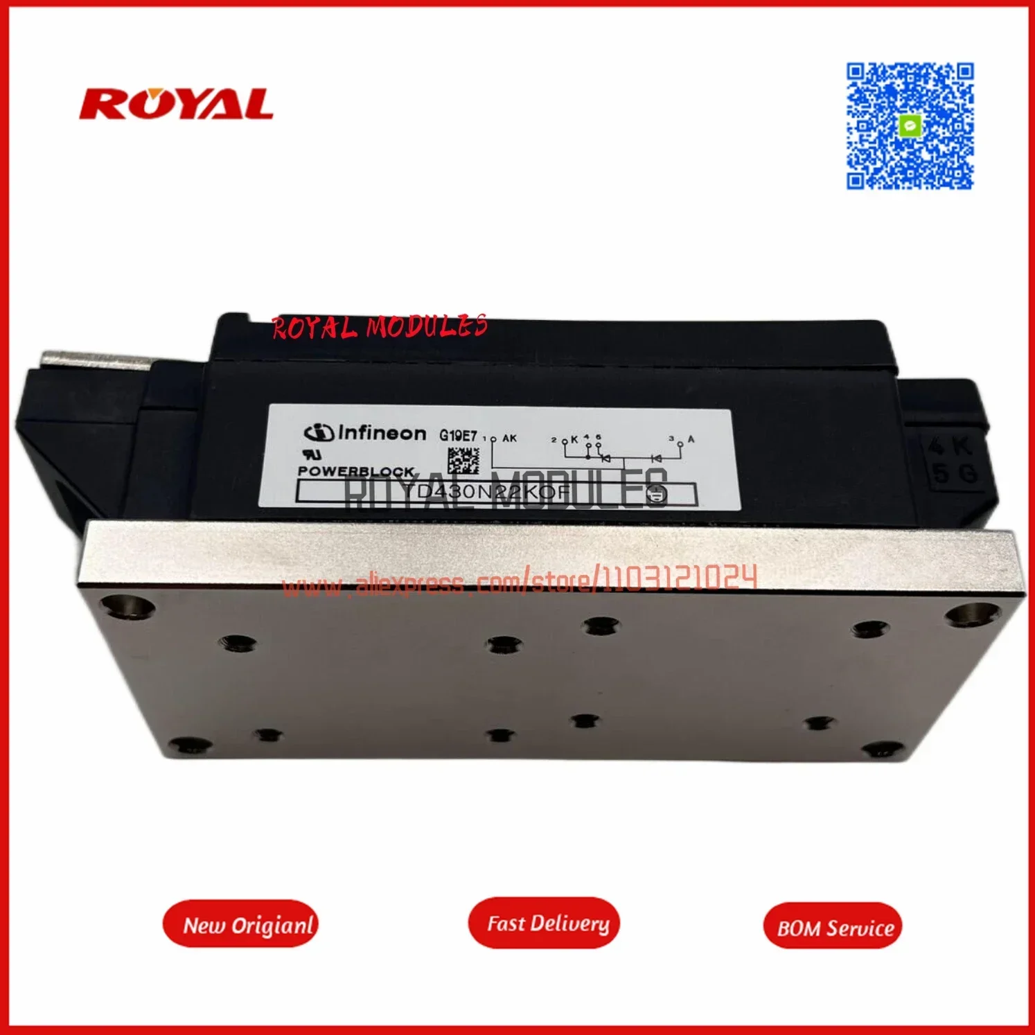 الوحدة الأصلية الجديدة TD430N22KOF TD430N24/26/20/18/16KOF #4