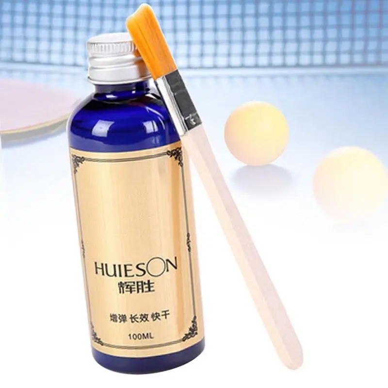 Professional 100ml Speed Liquid Super With Special Brush Pingpong Racket Rubbers Table Tennis Glue For Pingpong Accessories