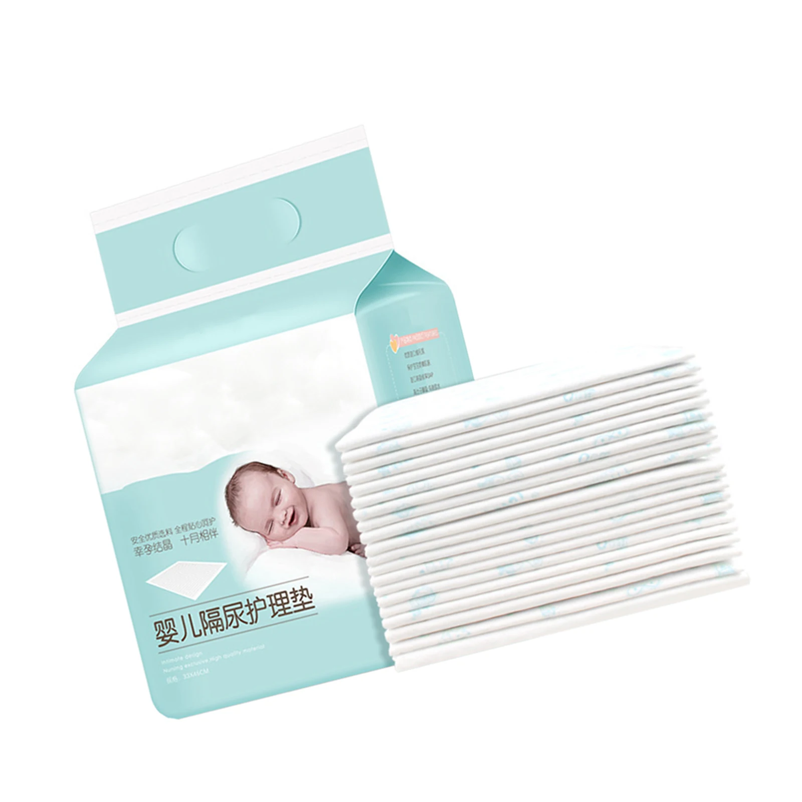 

20 Pcs Disposable Changing Pad Liners Absorbent Waterproof Newborn Mattress Blanket Urine Pad Soft Breathable Safe Material Baby