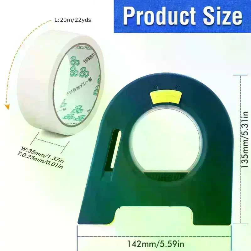 Masking Tape Applicator Tool, Manual Paper Tape Dispenser For Wall Painting, Caulking Aid, Fall Home Renovation DIY Tool