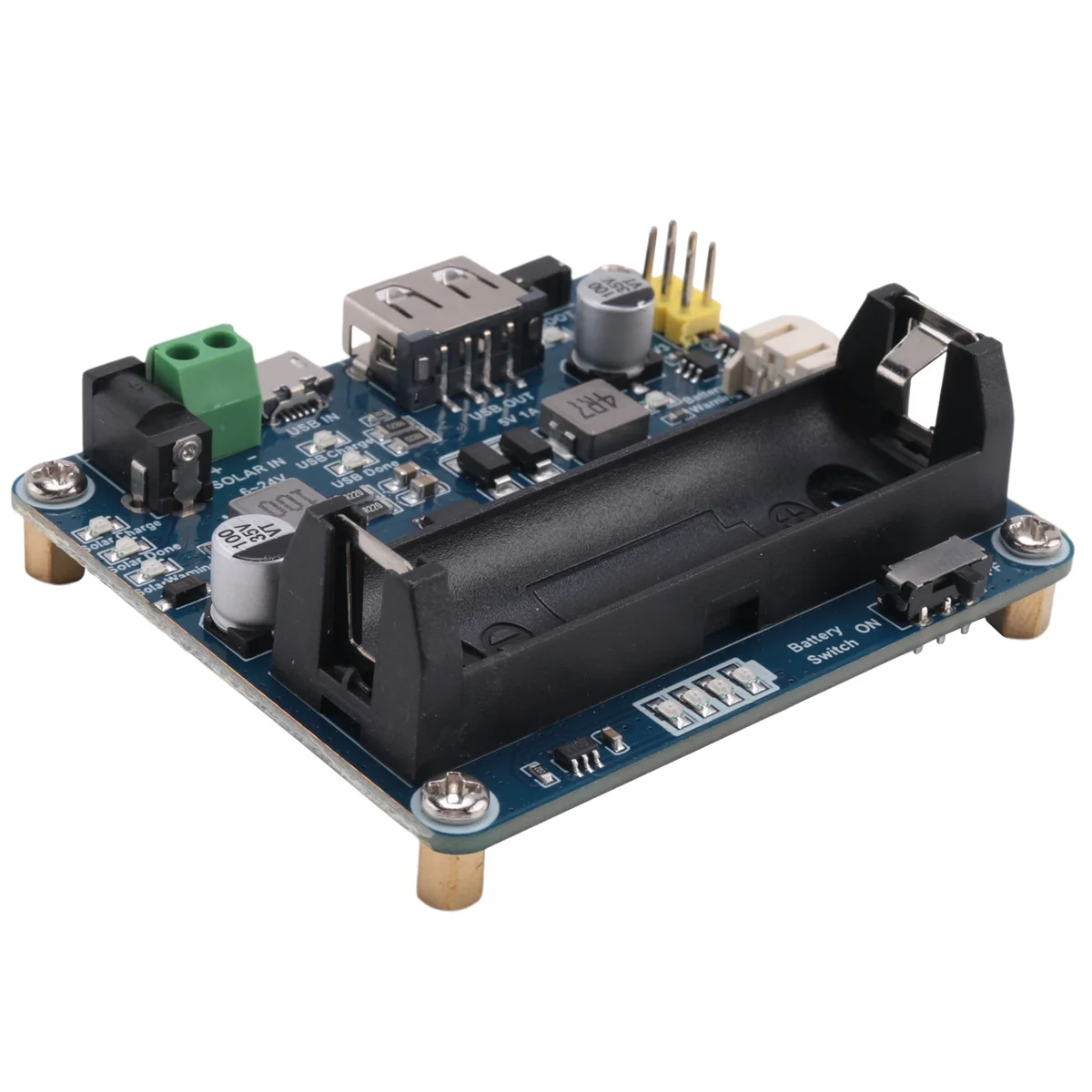 Retail Waveshare Solar Power Management Module for 6V-24V Solar Panel,Supports MPPT Function,USB Connection Battery Charging