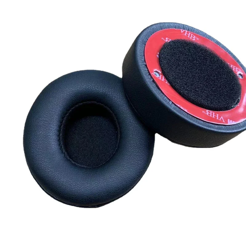 Replacement Ear Cushion Earpads For Solo 2 3 Wireless Ear Pads Earbuds For Beats Solo3 Wireless Headphone Earpads Black printing