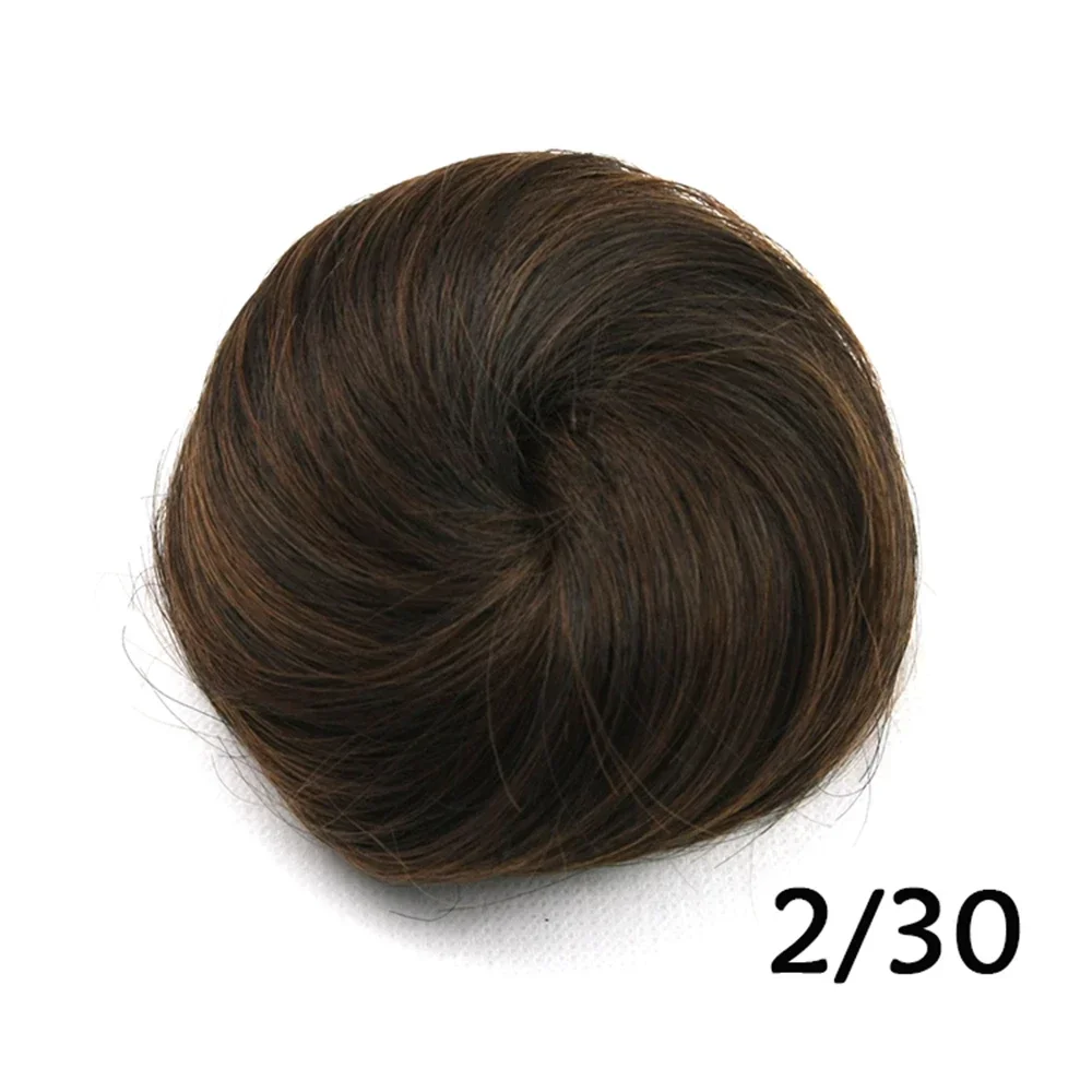 Chignon synthétique à clip pour femmes, postiche, chouchou, accessoires pour cheveux