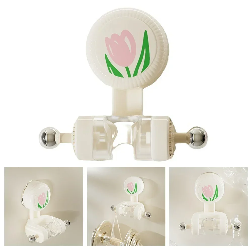 1pcs Adjustable Suction Cup Bracket Bathroom Wall Mount Cute Handheld Shower Head Holder For Children Bathroom Accessories