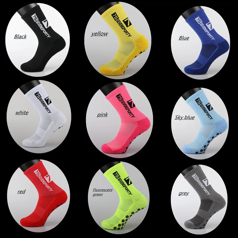 

High Quality 7S New Anti-Slip Football Socks Women and Men Sports Cycling Socks size 38-46