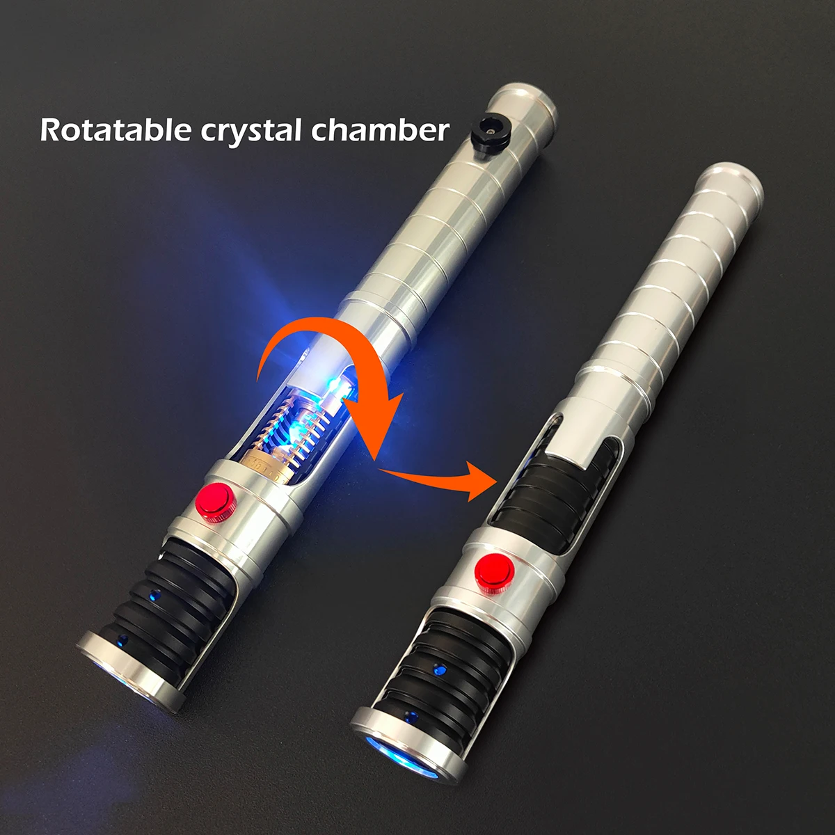 Lightsaber Neopixel Jedi Laser Sword Metal Hilt Heavy Dueling Sensitive Smooth Infinite Changing Hitting Sound LTG Light Saber