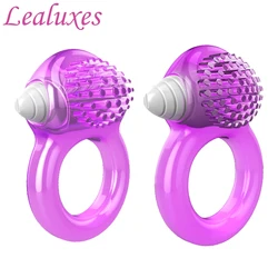 Vibrating Cock Ring Clitoral Stimulator Strong Penis Erect Cock Ring Cage Erection Enhance Delay Ejaculation Sex Toys For Men