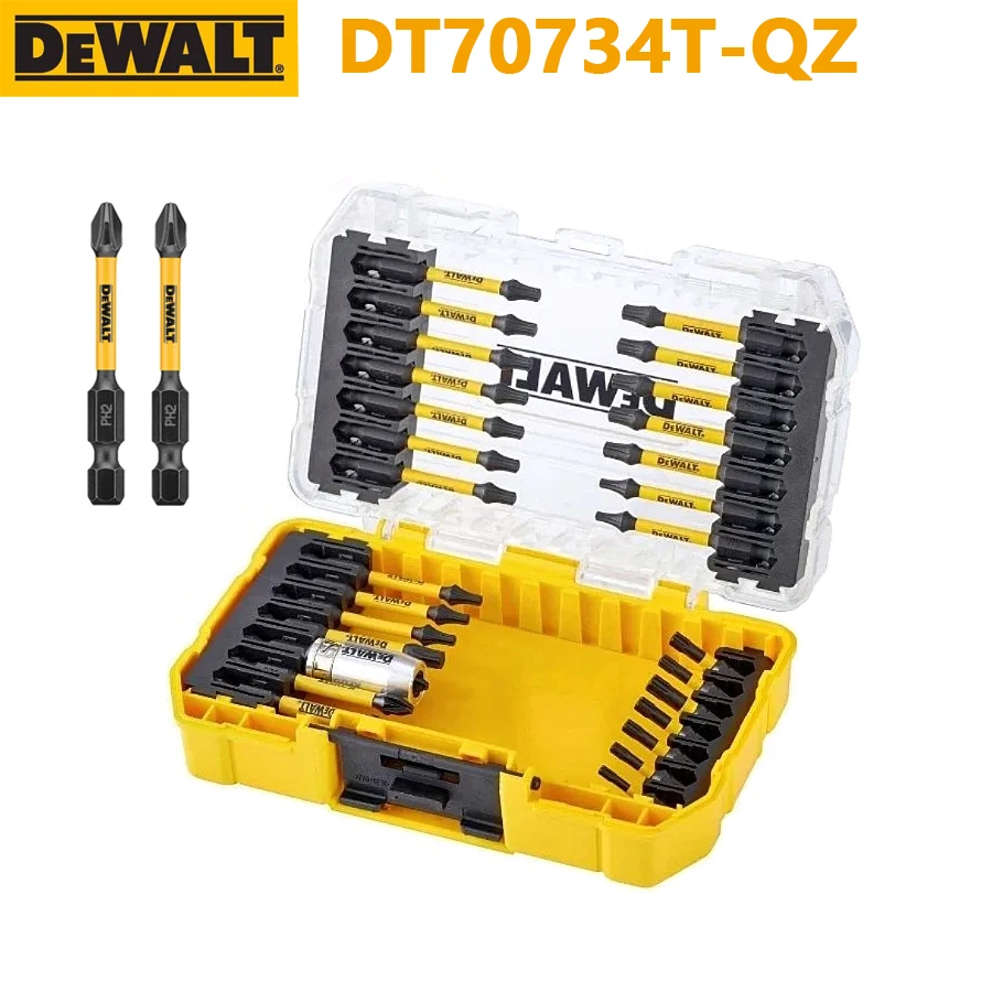 

DEWALT DT70734T 29pc FLEXTORQ Screwdriver Bit Set Cordless Drill Bits Impact Driver Dewalt Power Tool Accessories DT70734