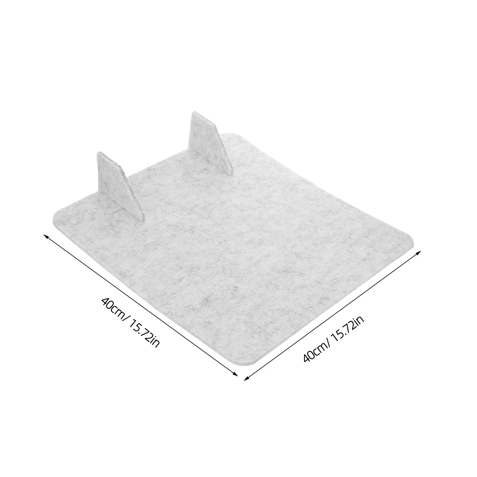 Desktop Privacy Divider Felt Acoustic Desk Screen Partition Freestanding No Workspace Separator for Dorms