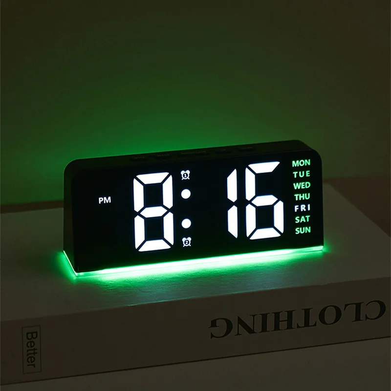 7'' LED Digital Alarm Clock 4