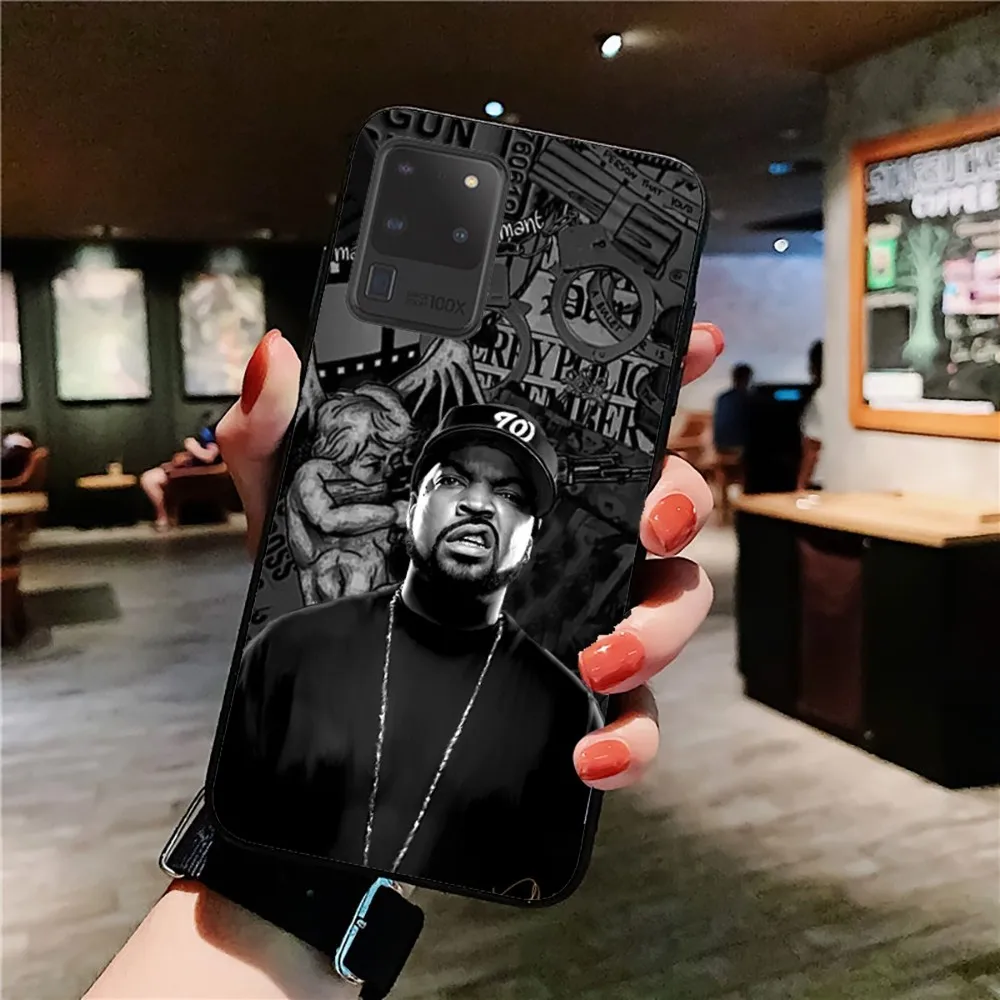 Old School Ice Cube Phone Case For Samsung S 9 10 20 21 22 23 30 23plus lite Ultra FE S10lite Fundas