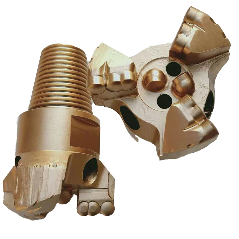 Wholesale Price High Quality 6 Blade Steel Body High Speed Spiral Oil Bits Carbide PDC Dth Bits