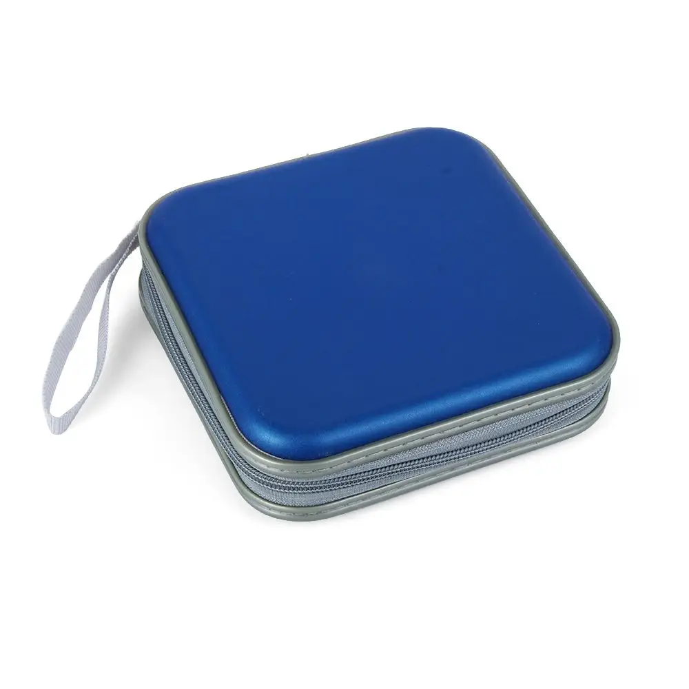 40 Disc Video Media Holder Hard Box Double-side Storage Sleeve CD DVD Case Organizer
