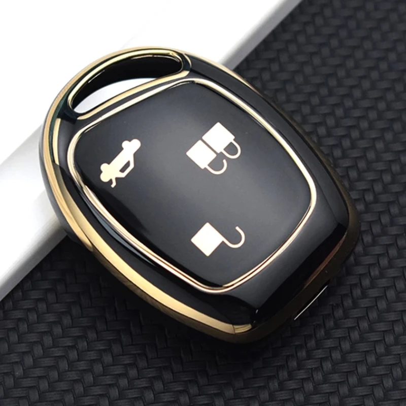 TPU 3 Buttons Remote Key Shell Cover for Ford Mondeo Fusion Focus 2 Fiesta Galaxy C-Max S-Max Key Fob Case Protector Keychain