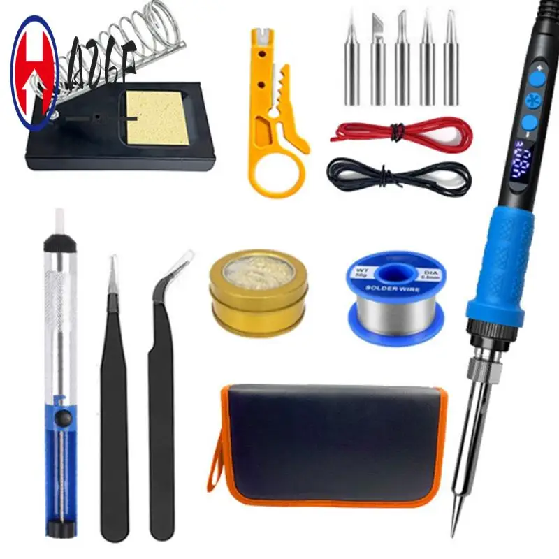 

Комплект паяльника A26F-DIY, паяльник со светодиодным дисплеем мощностью 90 Вт и регулируемой температурой, паяльник с автоматическим режимом сна