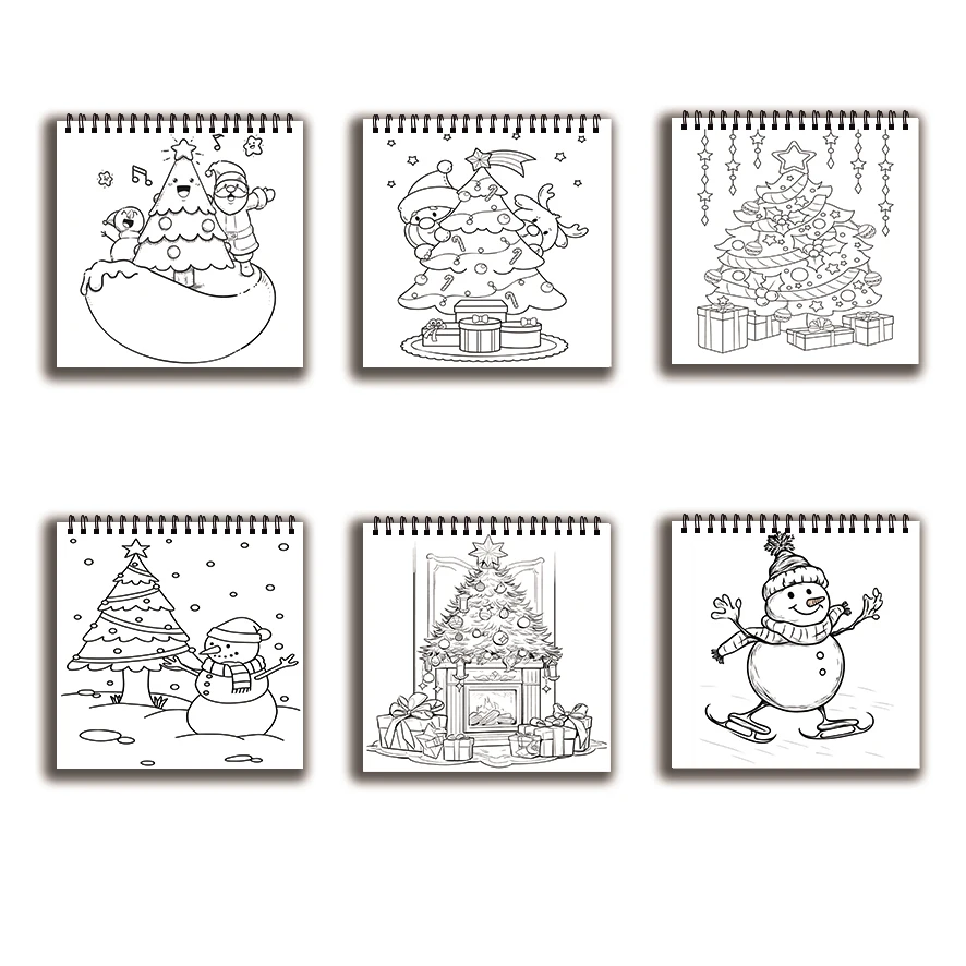 Hilarious Christmas Coloring Book - 8.27 x 8.27 inches 32 pages coloring book - Ideal gift for family or friends