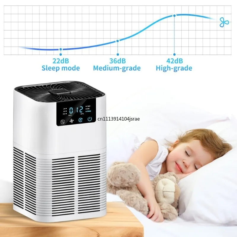 Home Indoor Air Treatment Appliance, Mini Desktop Negative Ion Air Purifier, Formaldehyde Elimination Air Cleaning Device