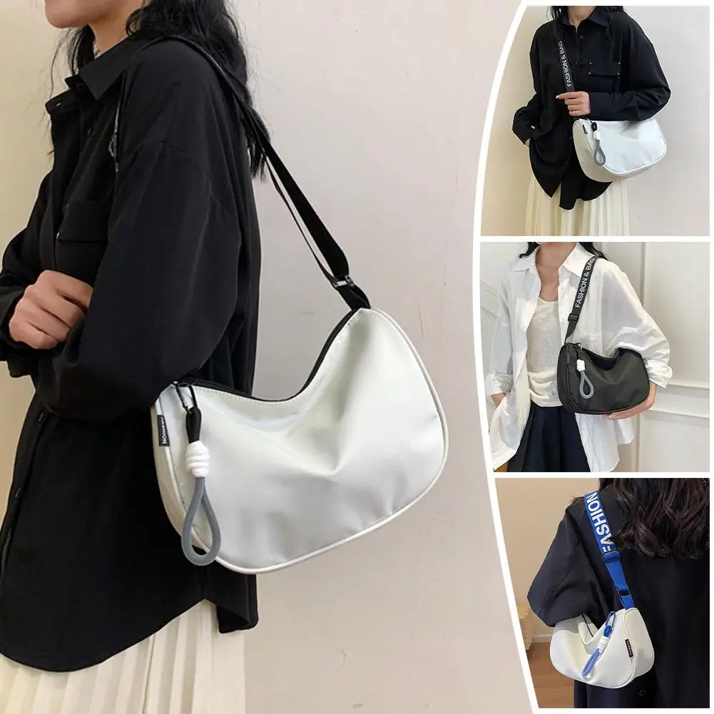 Women's Crossbody Bag Lightweight And Large Capacity Wear-resistant Fashion Dumpling Bag Waterproof Shoulder Bag Casual Spo C4m3