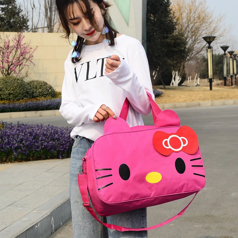 Hello Kitty Shoulder Bag Cute Sanrio Fashionable Wallet Coin Purse Cartoon Travel Purses and Handbags Crossbody Bag for Women