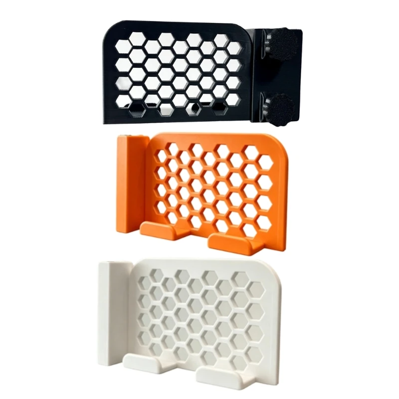 T21C Plastic Cellphone Stand Holder Computer Monitor Side Mount For Watching Videos And Video Calls On Phone