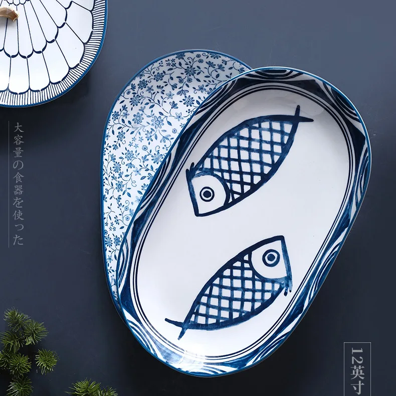 piatto-ovale-in-ceramica-da-12-pollici-grande-piatto-per-pesce-teglia-da-forno-stoviglie-per-casa-nuovo-design