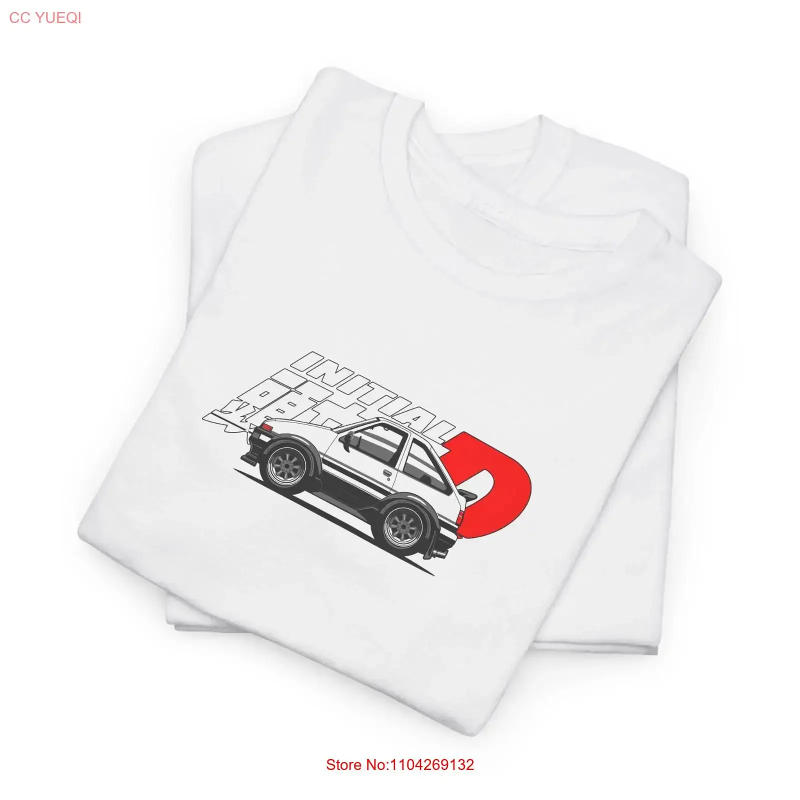 AE86 Drift Legend T Shirt Anime Toon Retro Truneo Initial D JDM Car  vintage Washed Top For Everyday Wear Breathable Casual