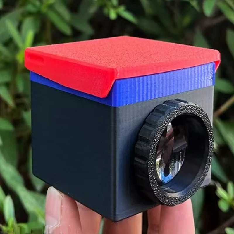 3D Printed Waist-Level Viewfinder DIY Kit with 50mm Fresnel Lens Compatible for Classic Upgrade Camera Models Photography Hobby