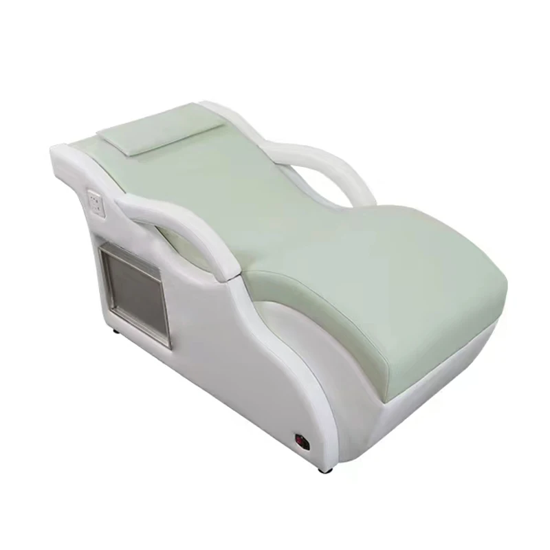 

Beauty BedYimmi Luxury Beauty Salon Curved Yellow Facial Cosmetic Chair Beauty Bed