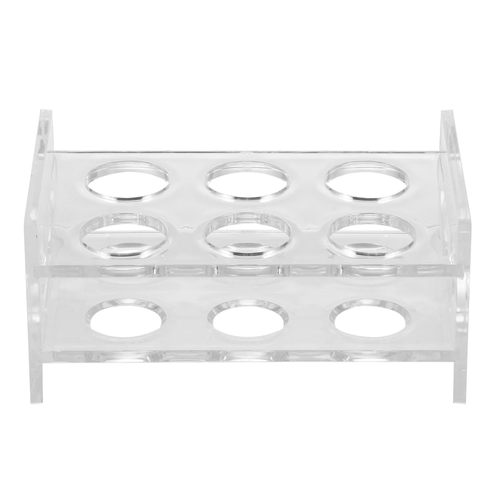 

Round Acrylic Cup Holder Clear Display Rack Portable Lightweight Shot Glass Holder Liquor Cup Display Bar Drinkware Organizer