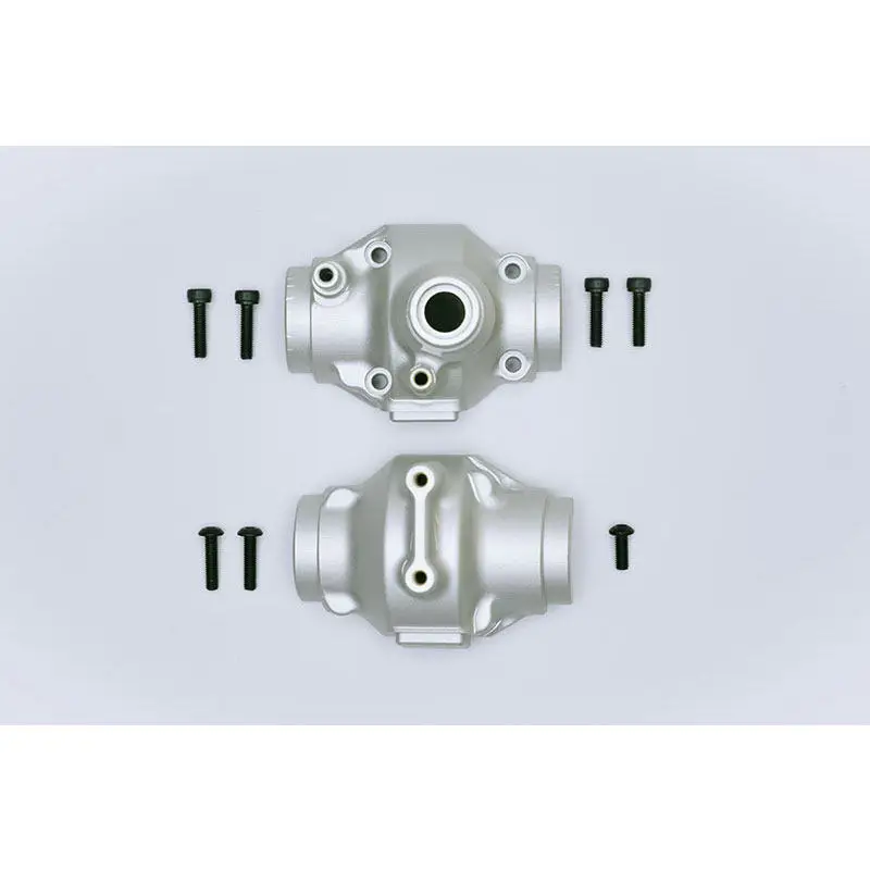 Metal Front Steering Hubs, Upper/Lower Arms, Center Base Arm Mounts for KM Tank 300 / Raptor F150 1/8 RC Crawler Off-Road Trucks view 3