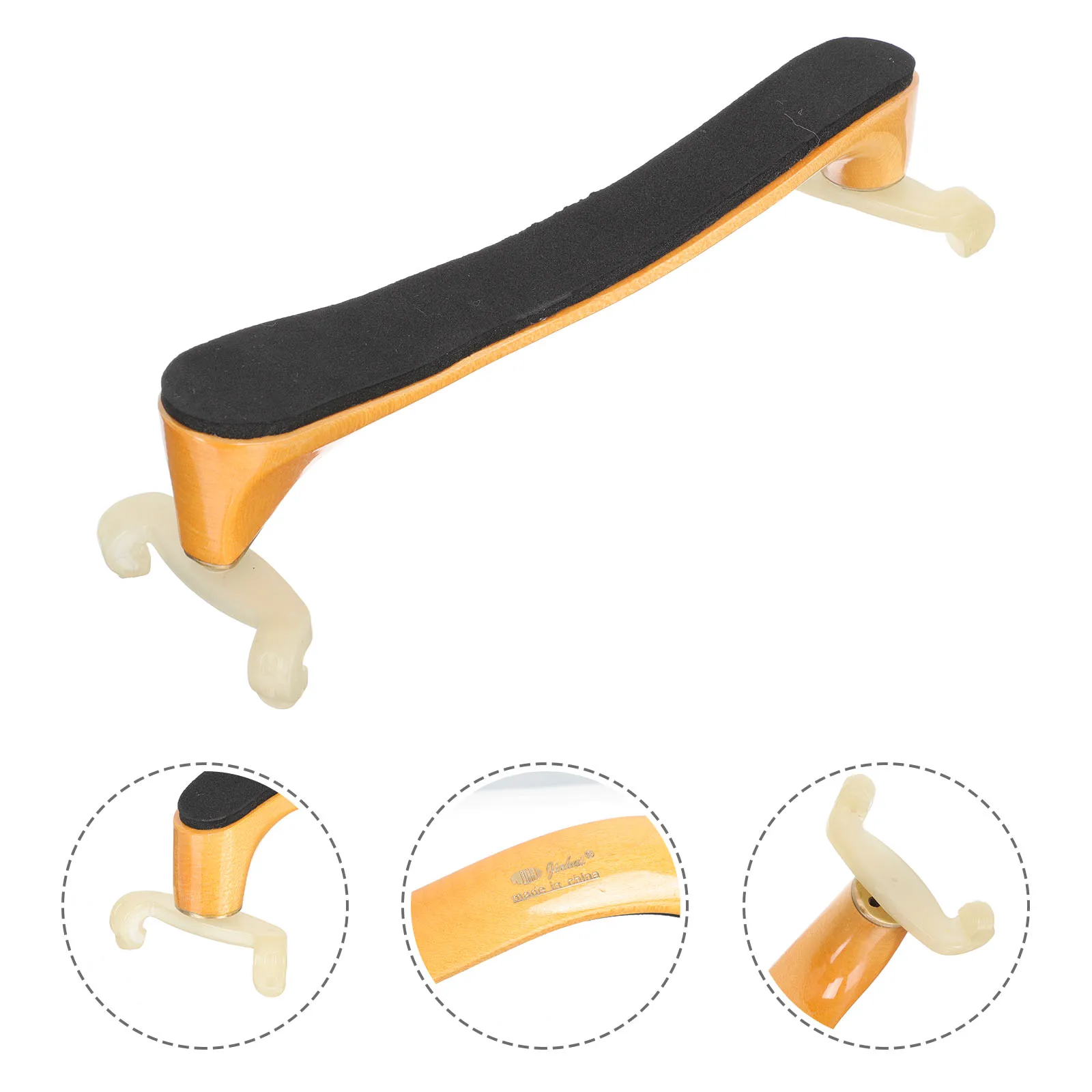 

1pcs Professional Violin Shoulder Rest Support Comfortable Simple Design Durable For Home Music Classroom Playing Use