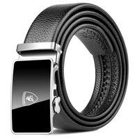 Metal Men's Metal Leather Belts Automatic Buckle Business belts For Lamborghini LP570 LP610 Urus LP700 LP770 Gallardo Aventador