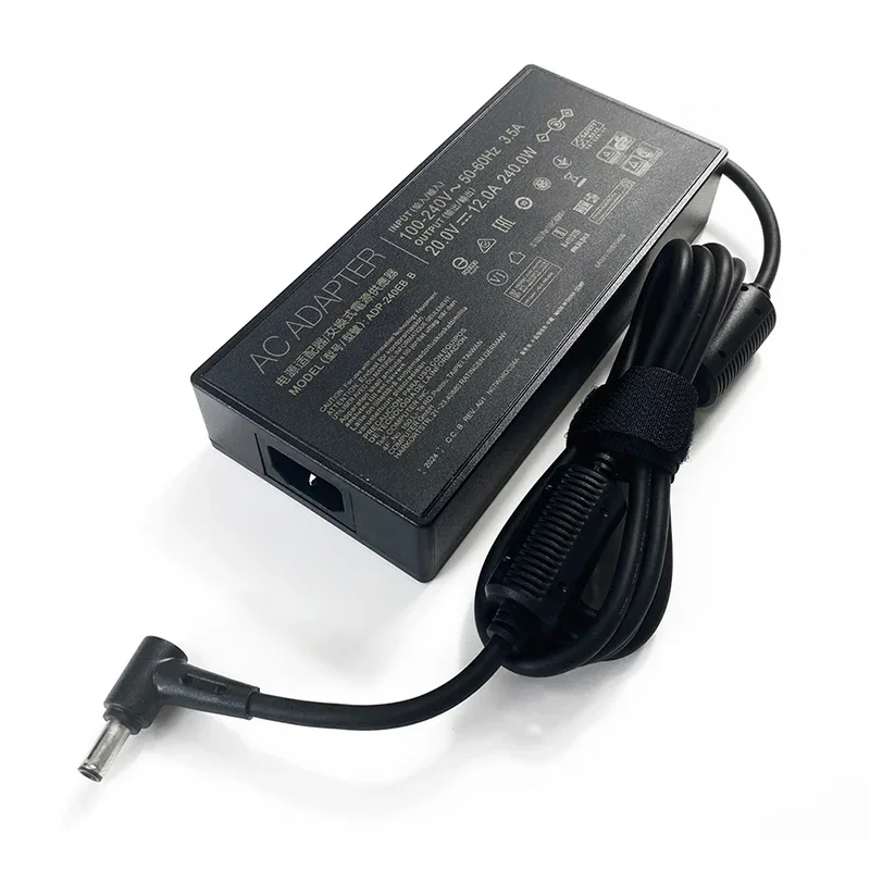 Imagem -02 - Carregador Adaptador ac para Asus Fonte de Alimentação Portátil 20v 12a 240w A20240p1a Adp-240eb Rog 15 16
