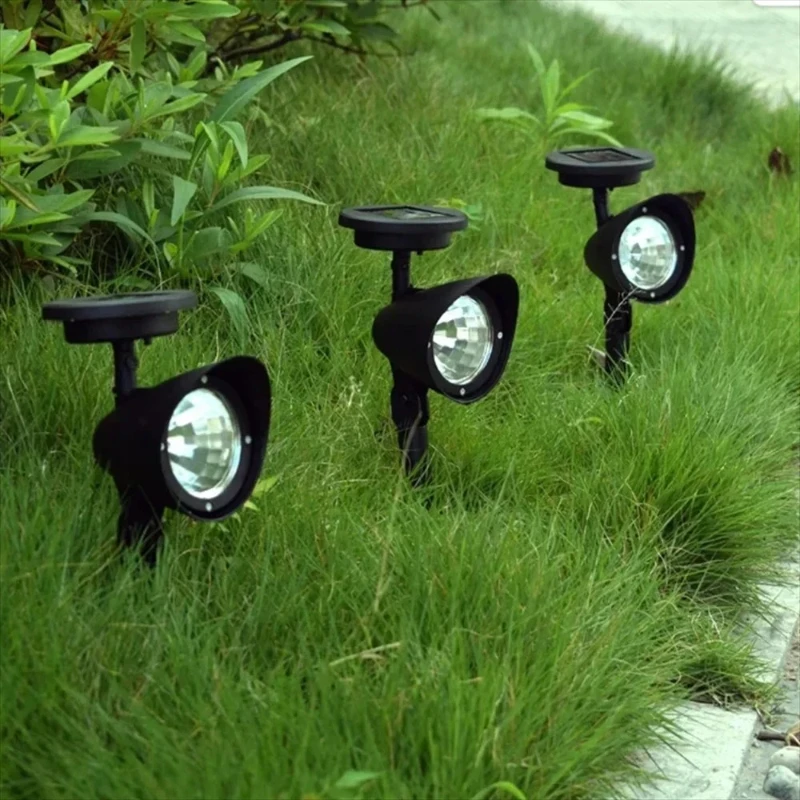 

Уличный светодиодный солнечный прожектор для сада, ландшафтного освещения, IP65 водонепроницаемый, для газона, двора, дорожек, деревьев, отдельная лампа