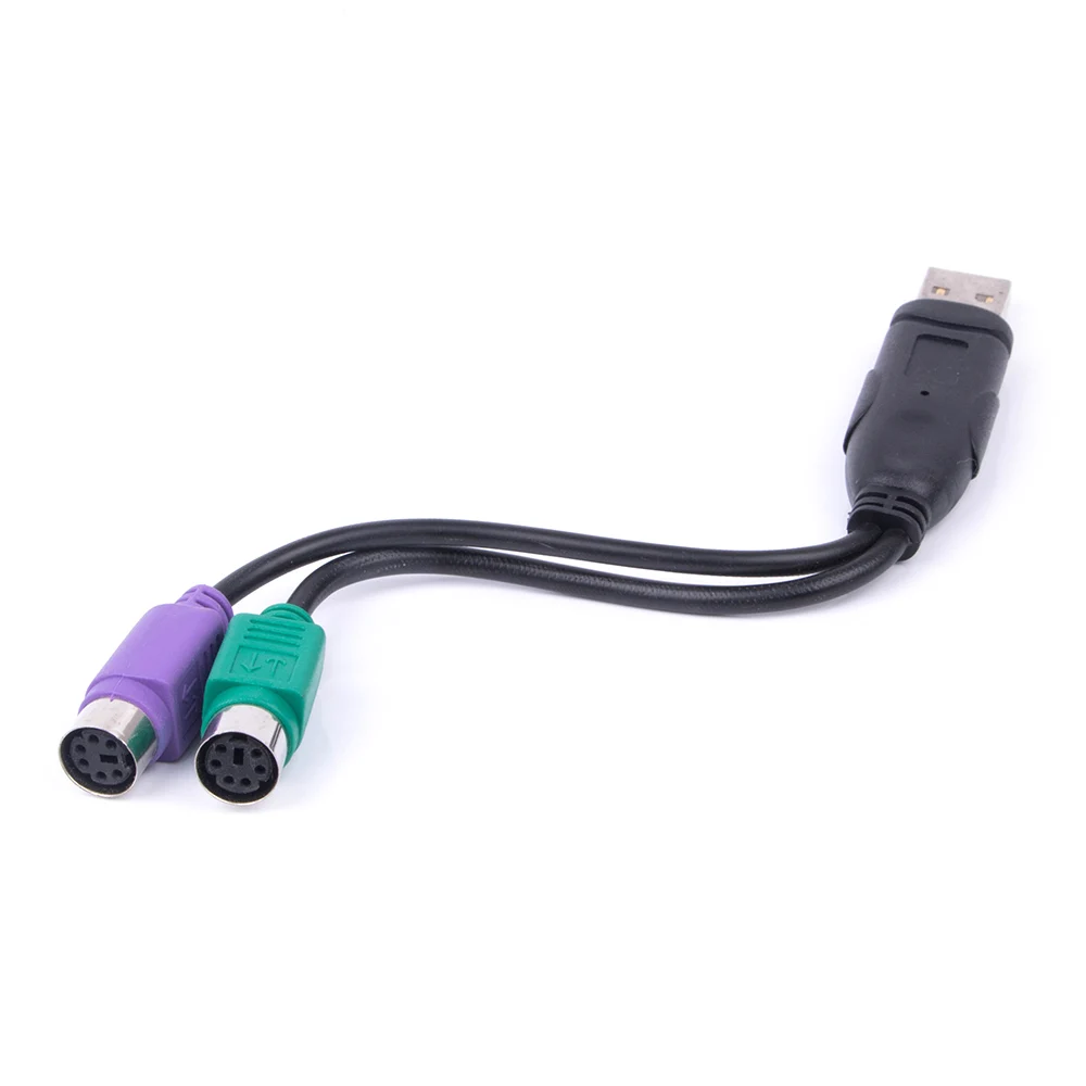 USB to PS2 Cable Male to Female PS/2 Adapter Converter Extension Cable for Keyboard Mouse Scanning Gun PS2 to USB Cable