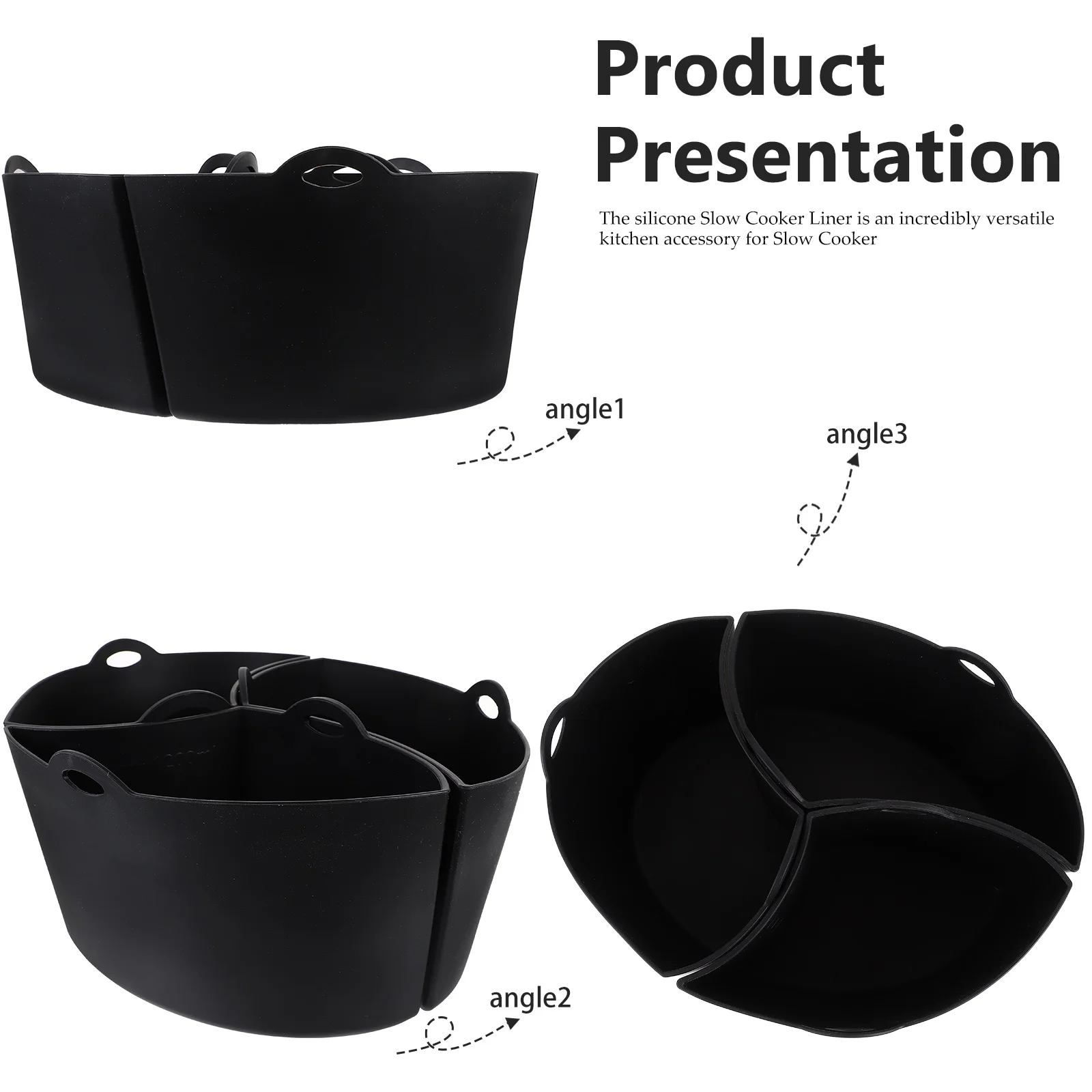 Slow Cooker Liner Flexible Divided Insert Convenient Divider Pot to Make Rice Heat-resist Multi-function Partition