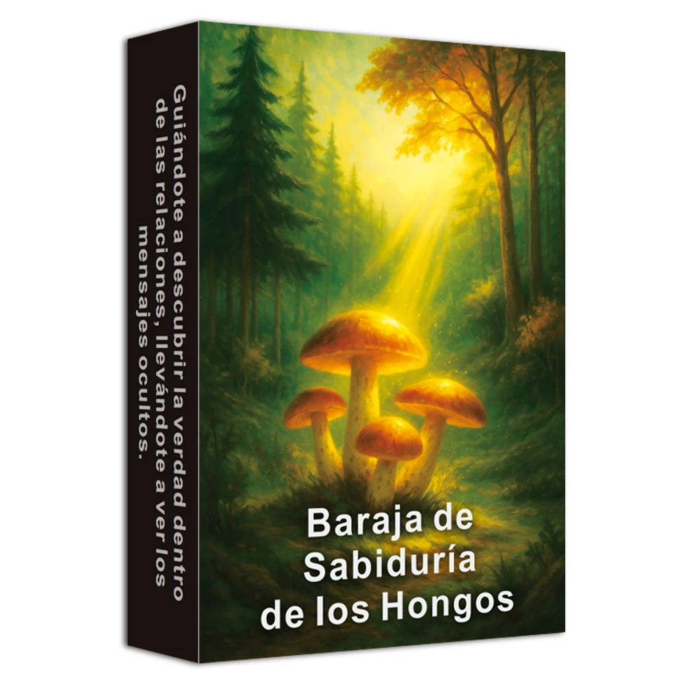 

Колода Оракула испанской грибной мудрости, личное чтение и рост, 48 карточек Oracle, 12*8 см, шепот с грибов