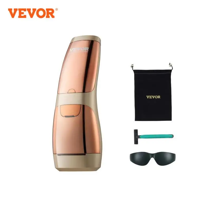 VEVOR IPL Hair Removal Painless At-Home Hair Removal Device Permanent Hair Remov with Sapphire Ice Cooling System for Women Men