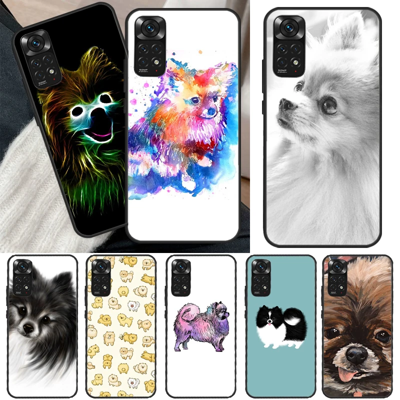 Pomeranian Dog For Redmi 10A 10C 9A 9C 9T K40 K50 Gaming Phone Case For Redmi Note 11S 10S 9S 9 10 11 Pro